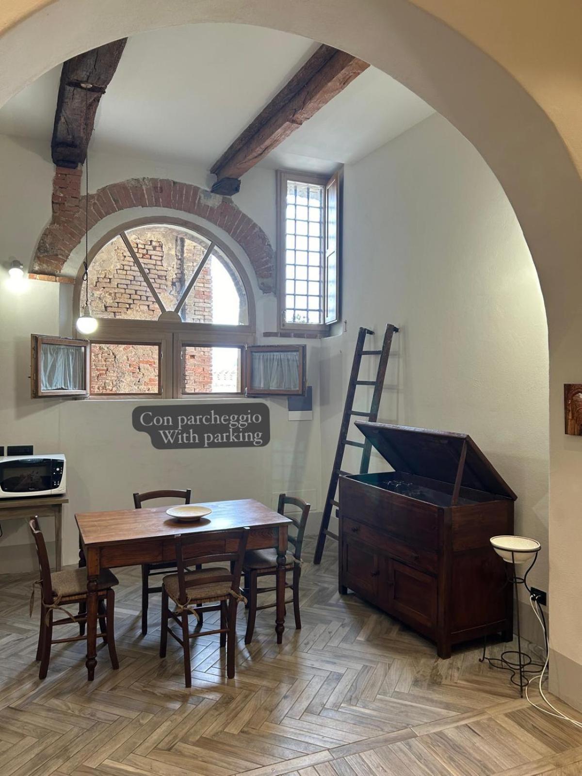 Loft Vicolo Di Vallepiatta 2 Min Piazza Del Campo Con Parcheggio Siena Exteriér fotografie